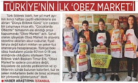 Türkiye'nin İlk Obez Marketi Açıldı