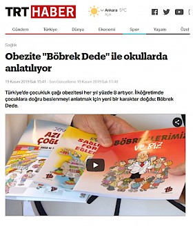 Obezite ''Böbrek Dede'' ile Okullarda Anlatılıyor