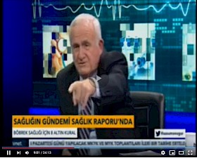 Türk Böbrek Vakfı TVNET Canlı Yayını, Sağlık Raporu Programı