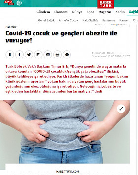 Covid-19 Çocuk ve Gençleri Obezite İle Vuruyor