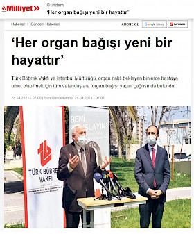 TBV Her Organ Bağışı Yeni Bir Hayattır