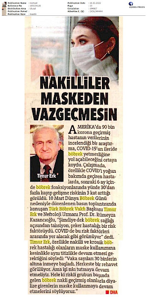 Nakilliler Maskeden Vazgeçmesin
