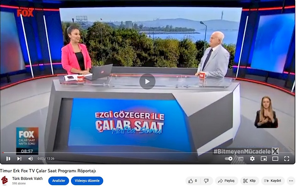 TBV Başkanı Timur Erk Fox TV Röportajı
