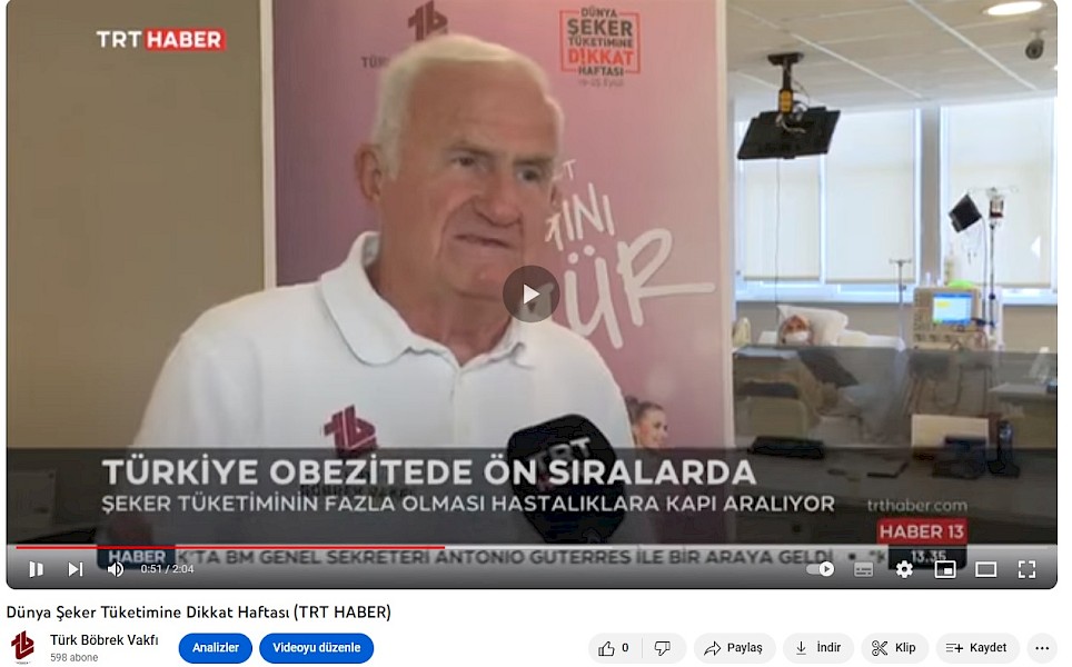 TBV Başkanı Timur Erk: Türkiye Obezitede Ön Sıralarda TRT HABER