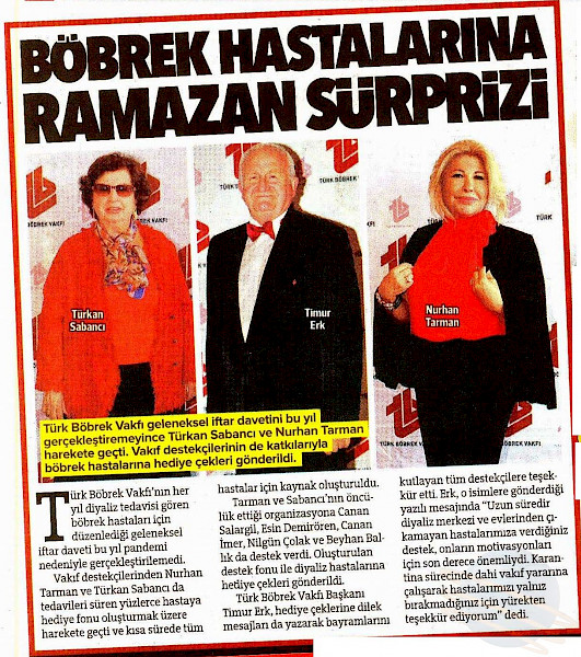 Böbrek Hastalarına Ramazan Sürprizi