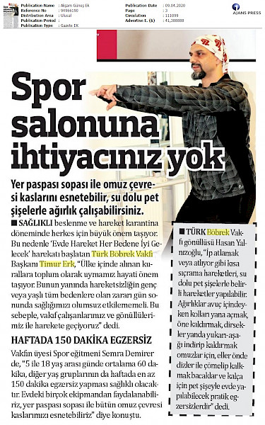 Spor Salonuna İhtiyacınız Yok