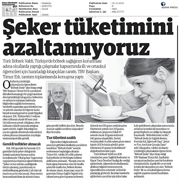 Şeker Tüketimini Azaltamıyoruz