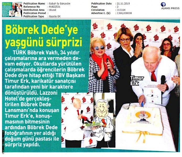 Böbrek Dede´ye Yaş Günü Süprizi