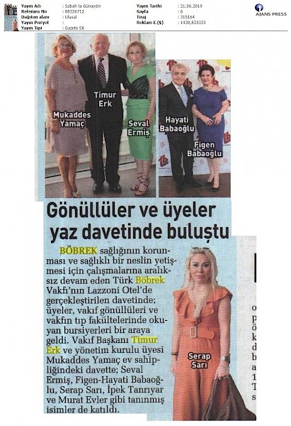Gönüllüler ve Üyeler Yaz Davetinde Buluştu