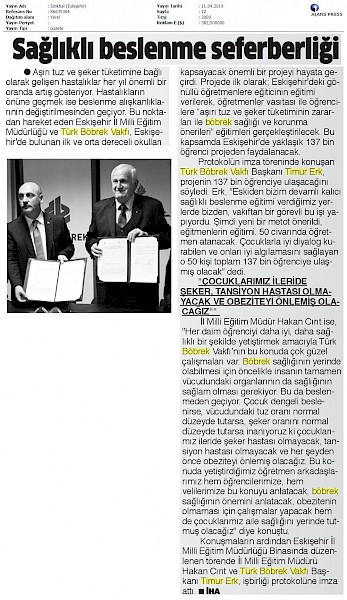 Sağlıklı Beslenme Seferberliği