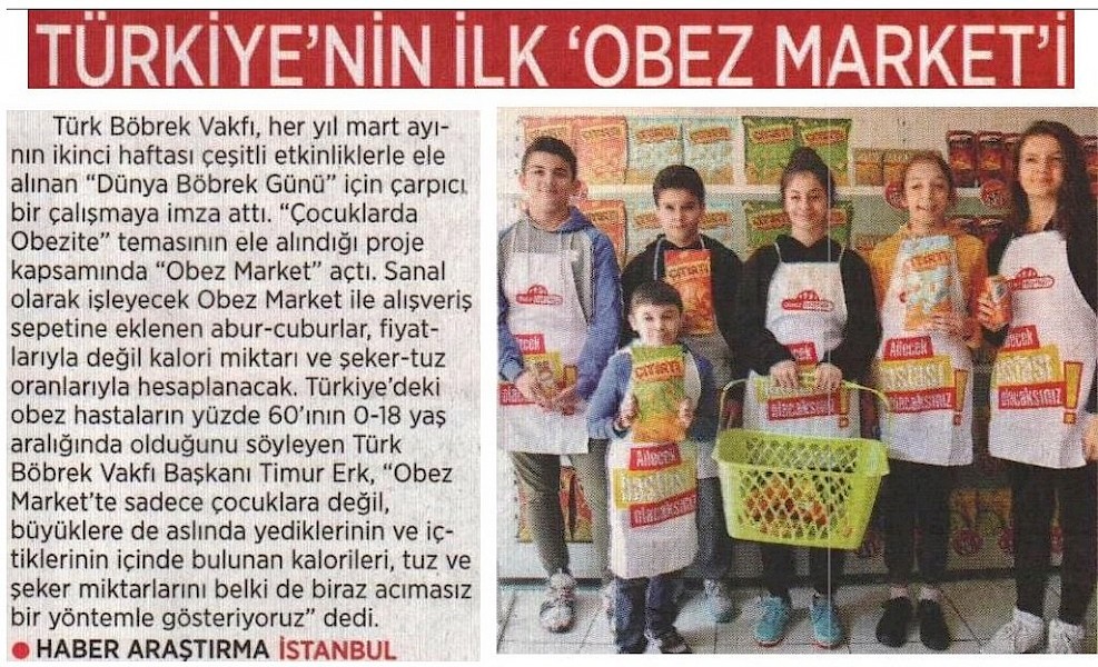 Türkiye´nin İlk Obez Marketi Açıldı