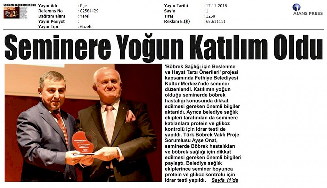 Seminere Katılım Yoğun Oldu