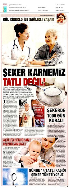 Şeker Karnemiz Tatlı Değil