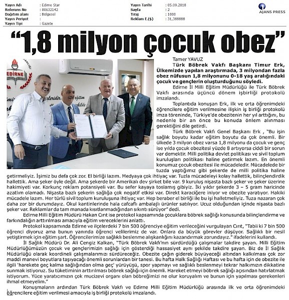1.8 Milyon Çocuk Obez