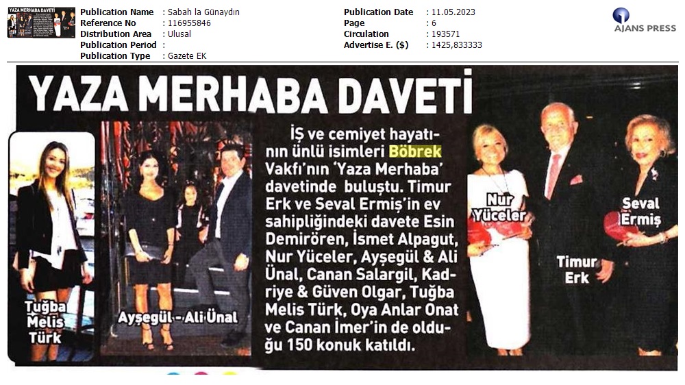 Yaza Merhaba Daveti