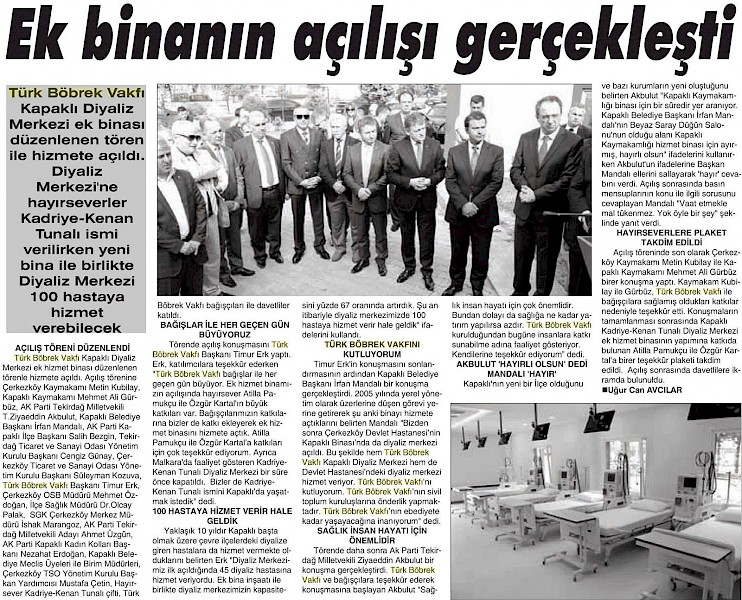 Basında TBV