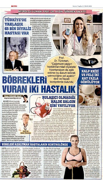 Böbrekleri vuran iki hastalık