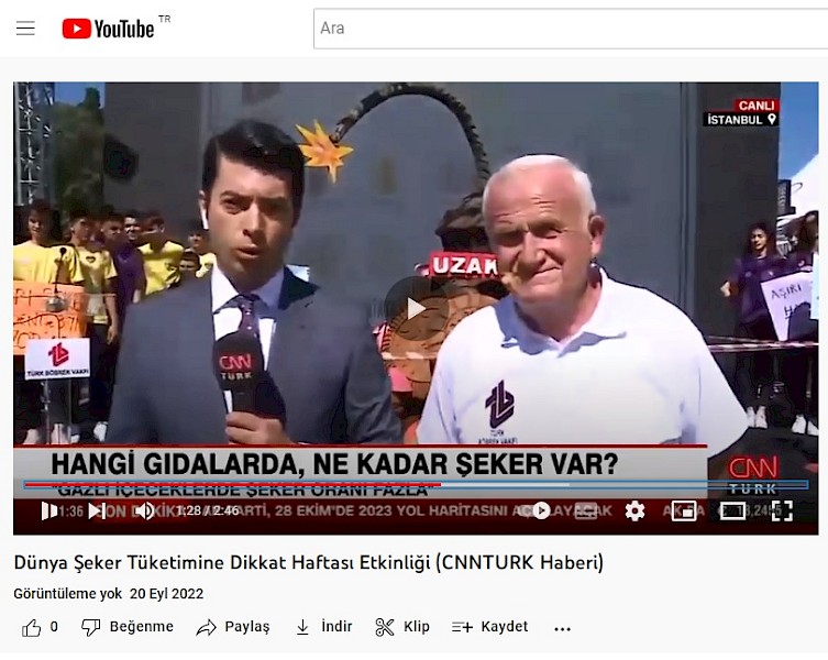 Dünya Şeker Tüketimine Dikkat Haftası Etkinliği CNNTURK Haberi