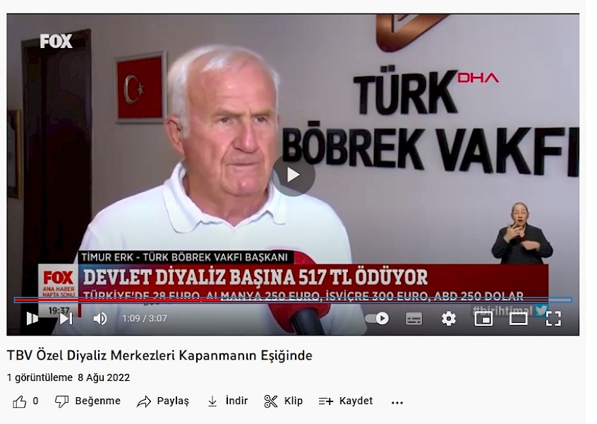 Diyaliz Merkezleri İflasın Eşiğinde