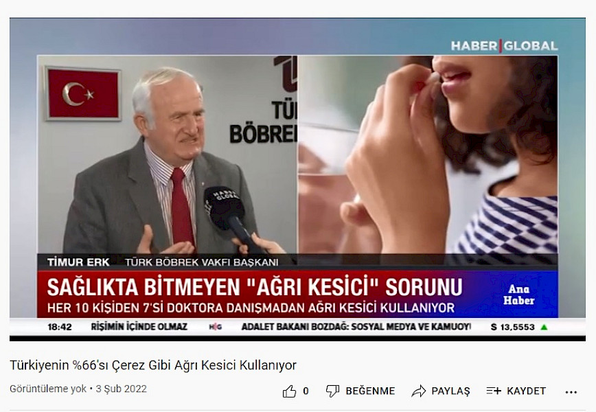 Türkiye´nin %66´sı Çerez Gibi Ağrı Kesici İçiyor