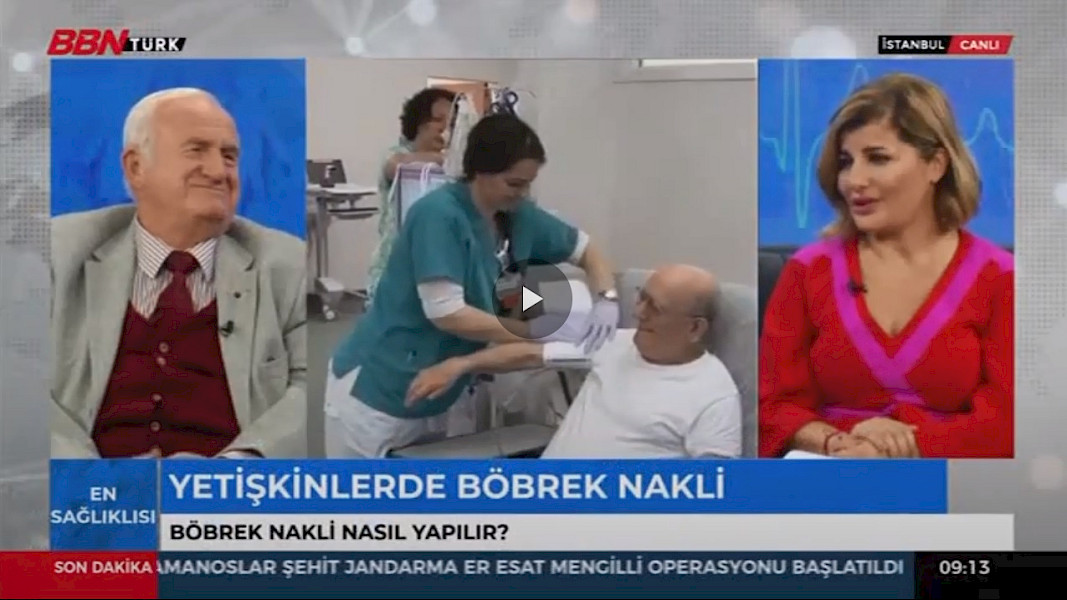 Türk Böbrek Vakfı Başkanı Timur Erk BBNTürk Kanalında En Sağlıklısı Programına Konuk Oldu