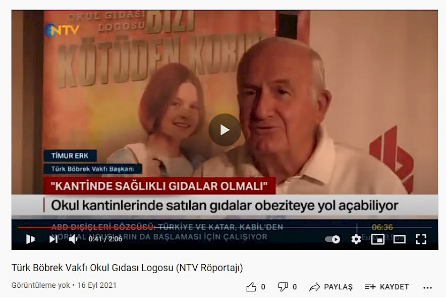 TBV Okul Gıdası Logosu NTV Röportajı