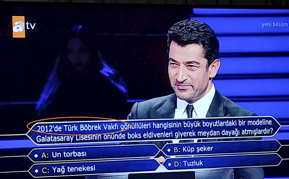 Kim 500 Milyar ister Yarışmasına Türk Böbrek Vakfı Sorusu Damga Vurdu