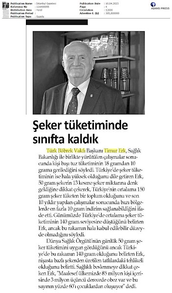 Şeker Tüketiminde Sınıfta Kaldık