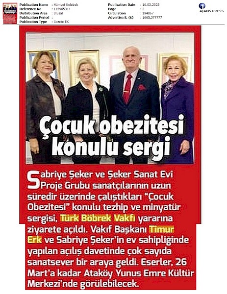 Çocuk Obezitesi Konulu Sergi