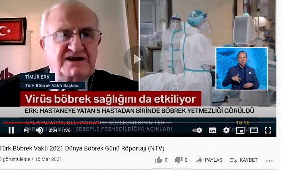 2021 Dünya Böbrek Günü Basın Çalışmalarımız