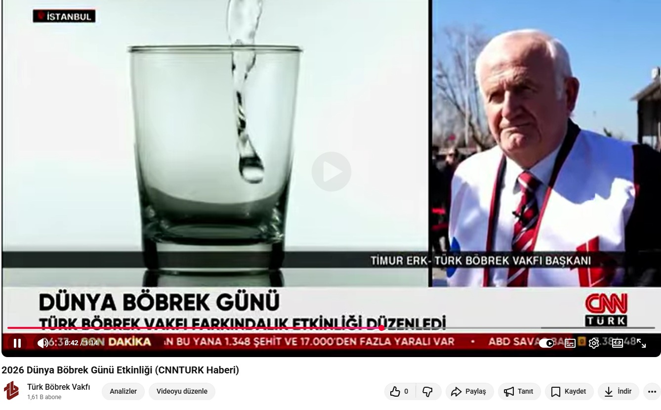2026 Dünya Böbrek Günü Etkinliği (CNNTURK Haberi)