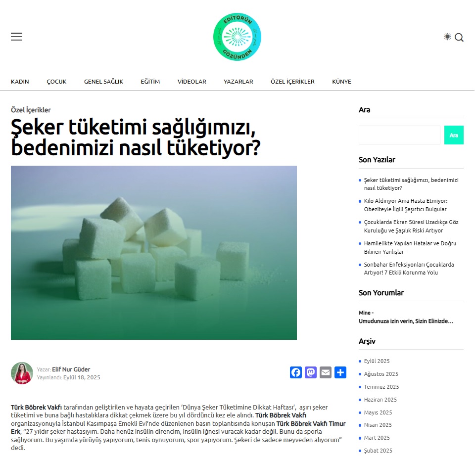 Şeker tüketimi sağlığımızı, bedenimizi nasıl tüketiyor?