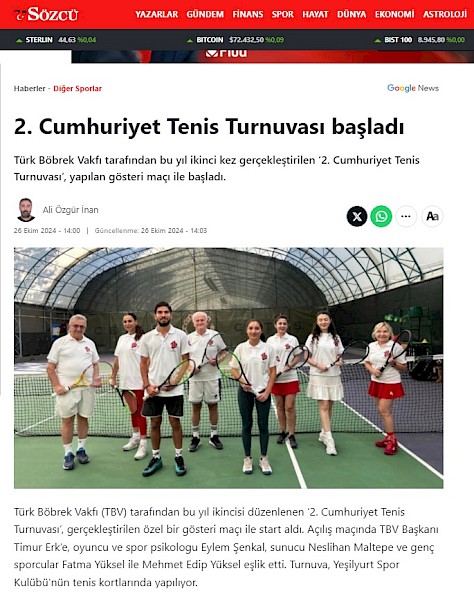 2. Cumhuriyet Tenis Turnuvası