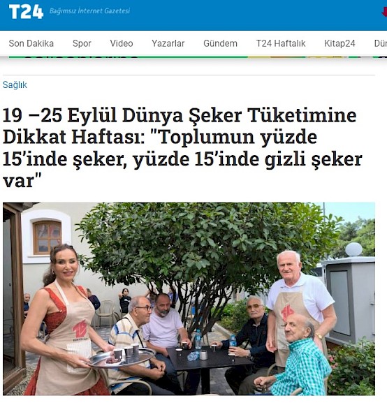 19 –25 Eylül Dünya Şeker Tüketimine Dikkat Haftası: "Toplumun yüzde 15’inde şeker, yüzde 15’inde gizli şeker var