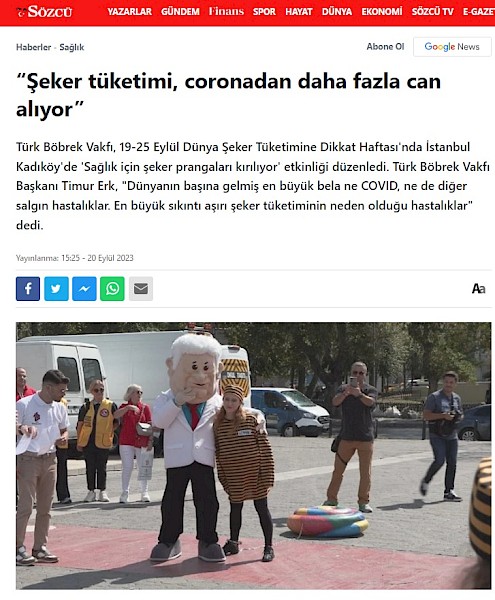“Şeker tüketimi, coronadan daha fazla can alıyor”