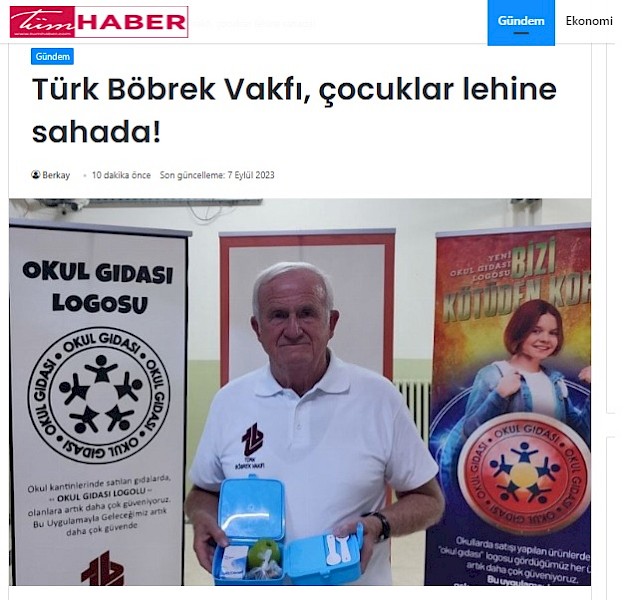 Türk Böbrek Vakfı, çocuklar lehine sahada!