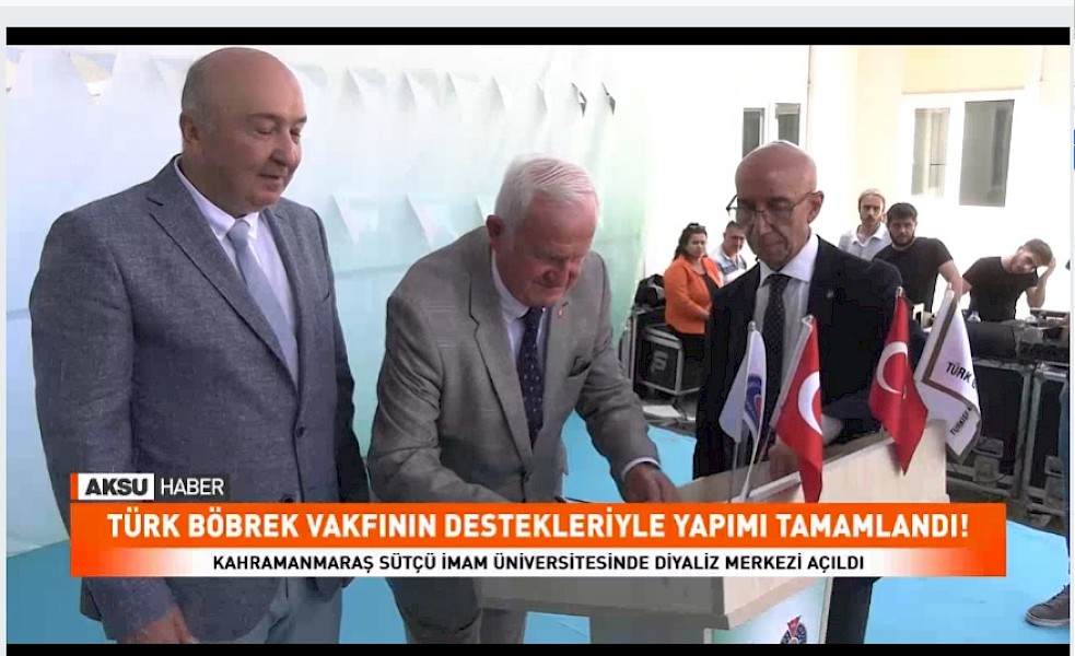 Türk Böbrek Vakfı´nın destekleriyle yapımı tamamlandı!