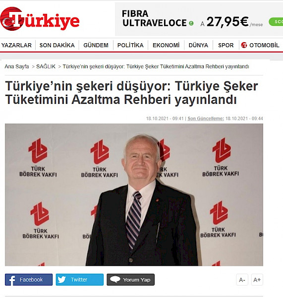 Türkiye’nin şekeri düşüyor: Türkiye Şeker Tüketimini Azaltma Rehberi yayınlandı