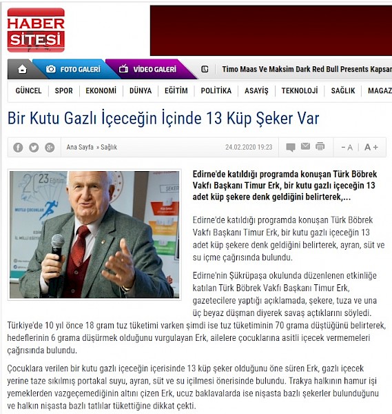 1 Kutu Gazlı İçeceğin İçinde 13 Küp Şeker Var