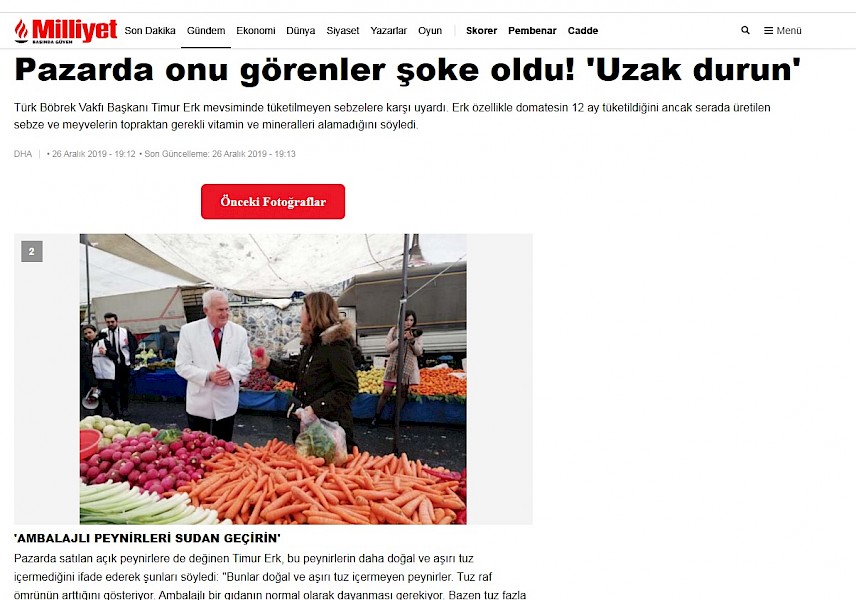 Pazarda Onu Görenler Şoke Oldu! ´Uzak Durun´