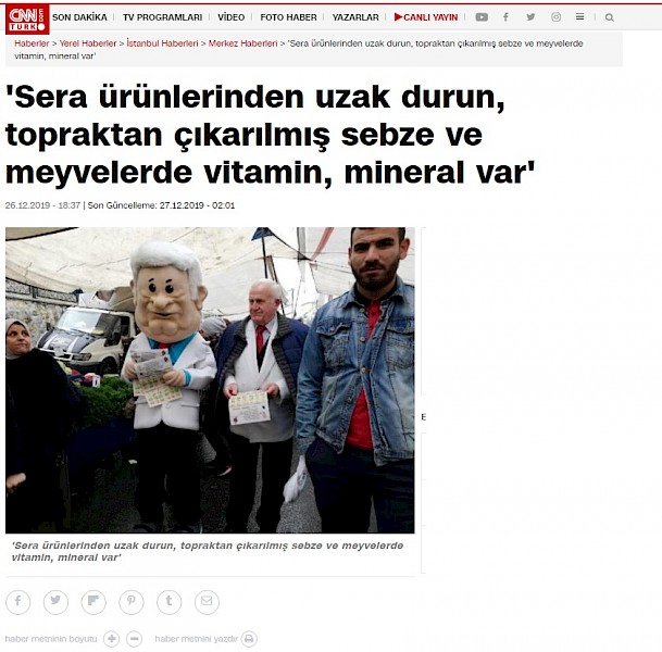 Topraktan Çıkarılmış Sebze ve Meyvelerde Mineral Var
