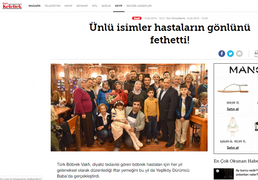 Ünlü isimler hastaların gönlünü fethetti!