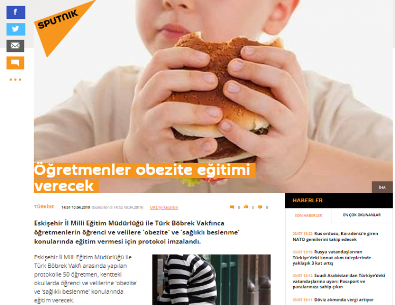 Öğretmenler obezite eğitimi verecek