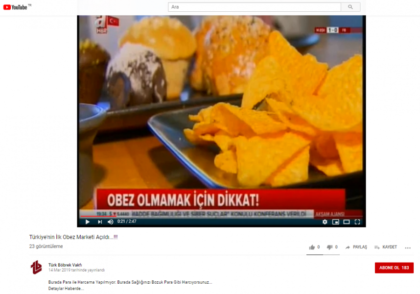 Türkiye´nin İlk Obez Marketi Açıldı...!!!