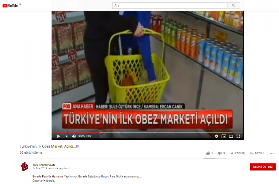 Türkiye´nin İlk Obez Marketi Açıldı...!!!