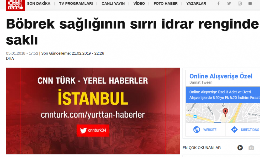 Böbrek sağlığının sırrı idrar renginde saklı
