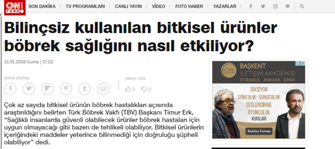 Bilinçsiz kullanılan bitkisel ürünler böbrek sağlığını nasıl etkiliyor?