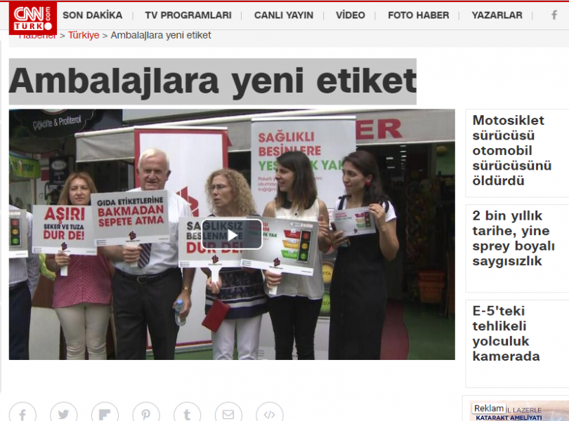 Ambalajlara Yeni Etiket