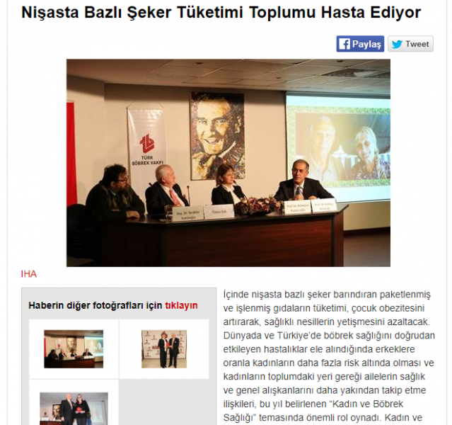 Nişasta Bazlı Şeker Tüketimi Toplumu Hasta Ediyor
