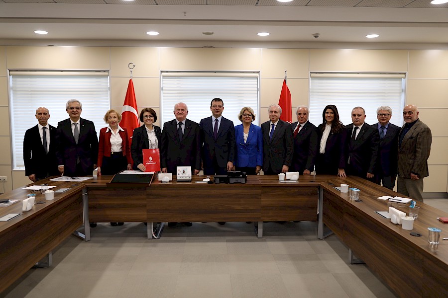 TBV Yönetim Kurulu Üyelerimiz IBB Başkanı Ekrem İmamoğlu´nu Ziyaret Ettiler